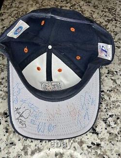 Vintage Chicago Bears Team Signed Hat With 7 Autographs