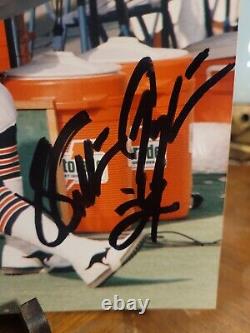 Walter Payton Autograph 10×8 Photo Chicago Bears Last Game Photo