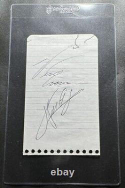 Walter Payton Autograph Signed Notepad Page BAS Beckett 12-7-80 Evans Williams