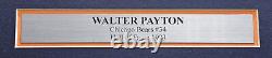 Walter Payton Autographed Framed Hall of Fame White T-Shirt Bears 34 JSA