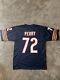 William Perry Signed Autograph Blue Football Jersey Jsa Coa Chicago Bears Great