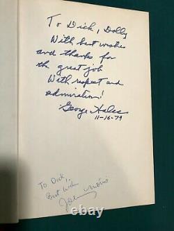 1979 HALAS PAR HALAS, Autobiographie signée, Staley/Chicago Bears de Decatur Illinois