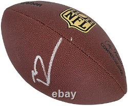Brian Urlacher Chicago Bears a signé le ballon de football NFL Duke avec preuve COA autographiée