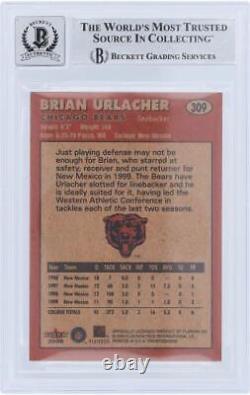 Carte de rookie signée Brian Urlacher Bears Football Slabbed, Fanatics Authentic COA
