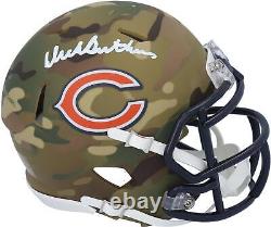 Casque miniature alternatif signé par Dick Butkus des Chicago Bears en camouflage