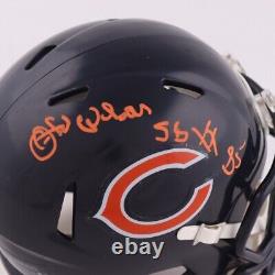Casque miniature de vitesse signé par Otis Wilson des Chicago Bears, inscrit SB XX 85 (JSA COA)