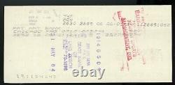 Chèque signé par MIKE DITKA de 1984, autographe AUTO CHICAGO BEARS AUTHENTIC à Kemper