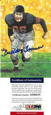 Clyde Bulldog Turner a signé l'art de la ligne de but au Hall of Fame du football avec autopsie/adn