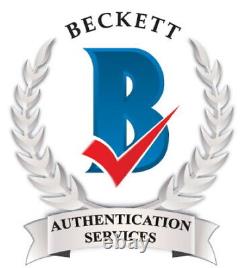 Jim Covert, Chicago Bears, ballon de football NFL signé, authentique Beckett Auto Proof HOF