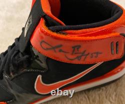 Les CHICAGO BEARS ont signé Lance Briggs #55 Chaussures de football à crampons autographiées