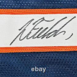 Maillot de football personnalisé des Chicago Bears autographié par Justin Fields - Beckett Authentification