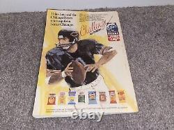 Mike Michael Singletary a signé le guide des médias du football des Chicago Bears de 1986, Jsa Coa.