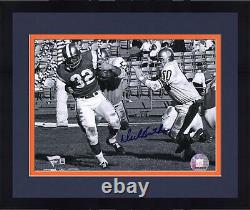 Photo encadrée de Dick Butkus des Chicago Bears, signée, 8 x 10 en couleur.