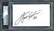 Walter Payton Carte Index Autographiée Signée 3x5 Chicago Bears Psa/dna 64589